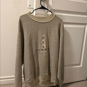 Men's Crewneck Sweater in Beige
